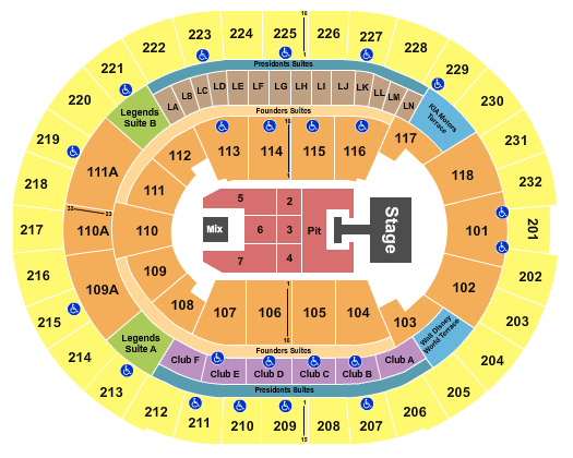 Kia Center Hardy Seating Chart